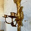 Candelabro Estilo Hollywod Regency 2 Velas - Italia 1960