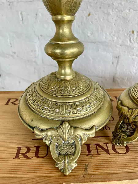 Candelabros Judaicos Fraget N Plaque - Rusia/ Polonia 1890