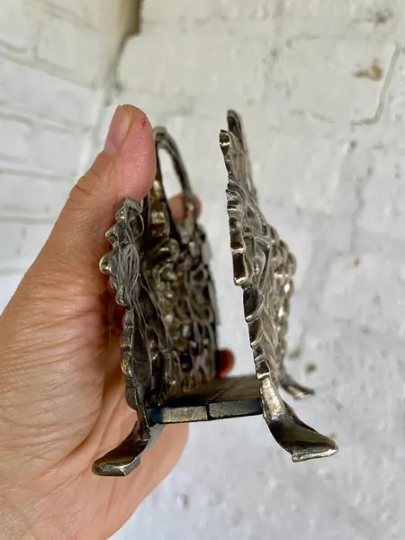 Servilletero Plateado Racimo De Uvas - U.S.A. 1994