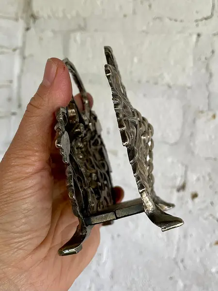 Servilletero Plateado Racimo De Uvas - U.S.A. 1994