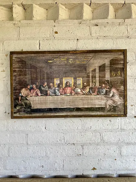 Ultima Cena Estampada Sobre Madera Joseph'S Studio