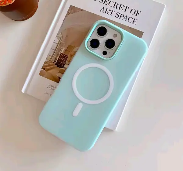 Case Verde Menta Antishok Magsafe Mate Iphone 16pro+