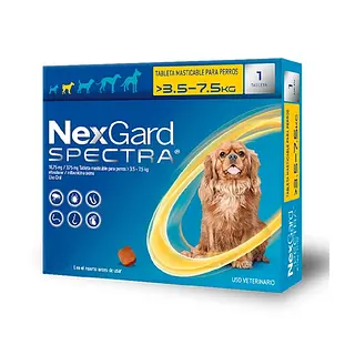 NEXGARD SPECTRA  S 3.5/7.5 KG                     