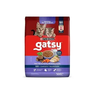 Gatsy - Gatitos Carne Y Verduras - Leche 8kg