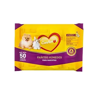 PAÑOS HUMEDOS *50 UNID CANAMOR