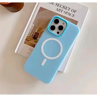 Case Azul Antishok Magsafe Mate Iphone 15pro+