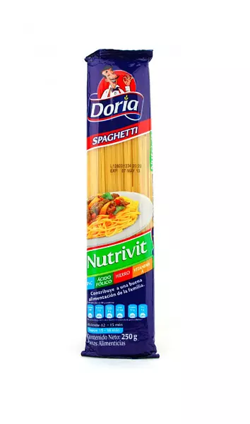 Pastas Alimenticias Doria Spaghetti 250 Gr