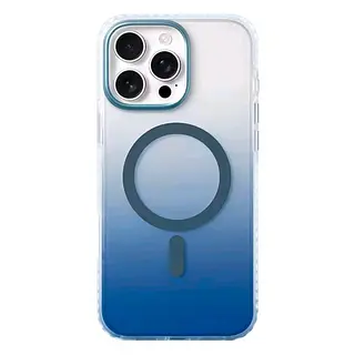 Case Borde Azul Mate Magsafe Iphone 16