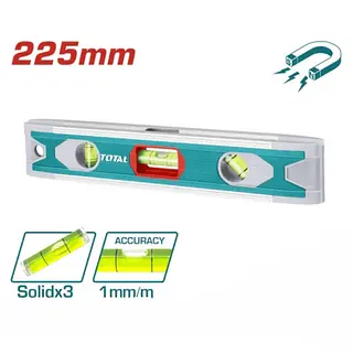 Nivel Torpedo 225mm Borde De Aluminio Super Select Total