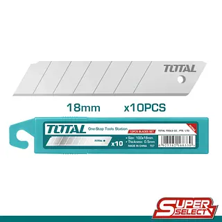 Juego De Cuchillas Para Bisturi 18x100mm - 10pzs Total