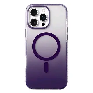 Case Borde Morado Mate Magsafe Iphone 13pro+