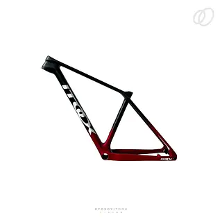 Marco Mtb Fly One Negro Mate/Rojo Escarchado Xs