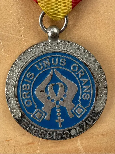Medalla Ejército Azul Orbis Unus Orans - España 1950
