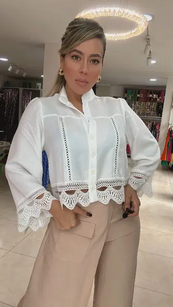Blusa Blanca Femenina