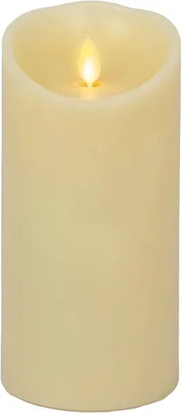 Velón De Parafina, Llama Titilante, Funciona Con 2 Pilas D