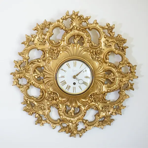 Reloj Syroco De Pared Cuerda 8 Dias - U.S.A. 1960