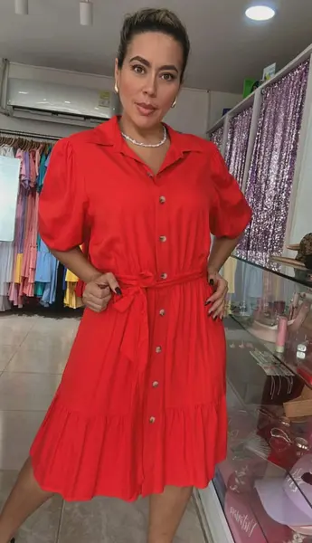 Susurros De Encanto - Vestido 3/4 Con Manga Larga