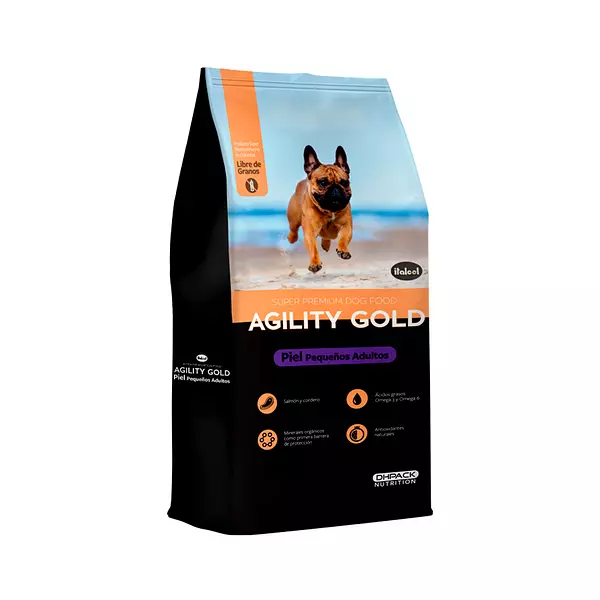 Purina para Perros Pequeños Adultos Piel Agility Gold