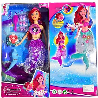 Sirena Mermaid Con Luces Y 8 Canciones