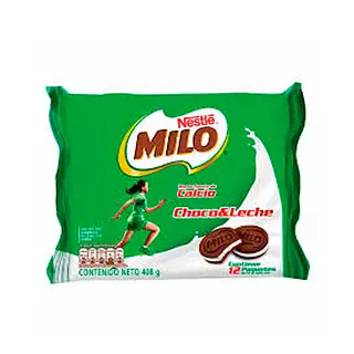 Galleta Milo Tipo Sandwich Chocolate y Leche