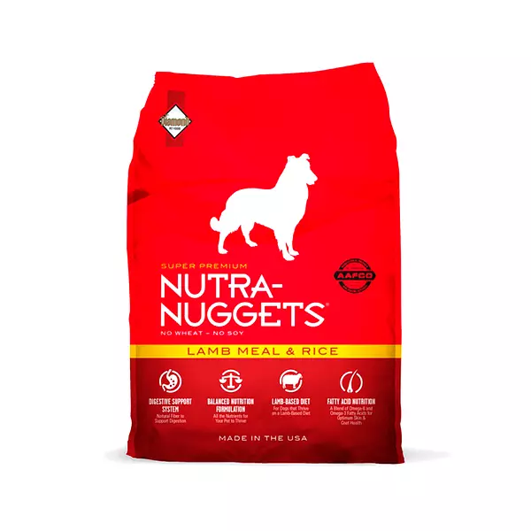 Purina para Perro Harina de Cordero y Arroz Nutra - Nuggets