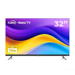 Tv Kalley 32" Pulgadas 80 Cm K-Rtv32hd Smart Tv Roku Tv