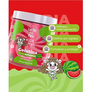 Gelatina Slime Rizos Kids Leche Pal Pelo