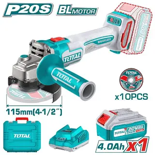 Pulidora Inalámbrica 4 1/2" 20v Industrial Total