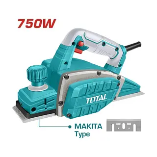 Cepillo Eléctrico 750w Industrial Total