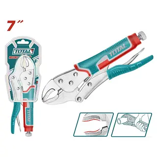 Alicate De Presión 7" Recto Industrial Total