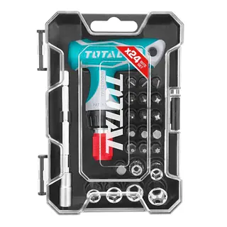 Juegos De Puntas Y Copas Con Destornillador T - 24pzs Total