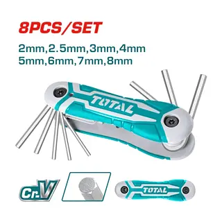 Juego De Llaves Allem Tipo Navaja - 8pzs Total