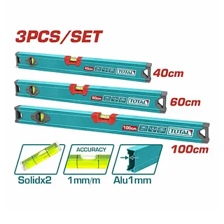 Juego De Nivel - 3 Pcs 40,60,100cm Super Total