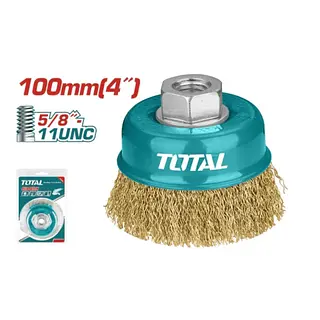 Grata 4" Copa Lisa Cobrizada Total