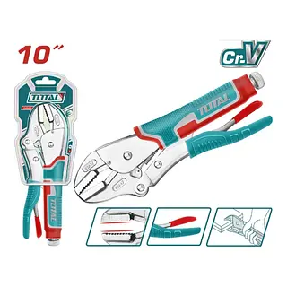 Alicate De Presión 10" Recto Industrial Total