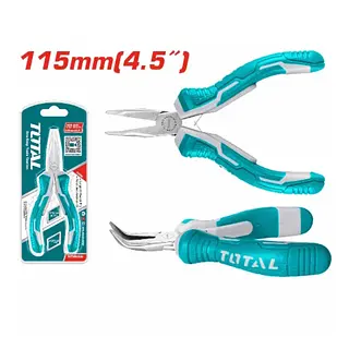 Mini Alicate 4-1/2" Punta Curva Total