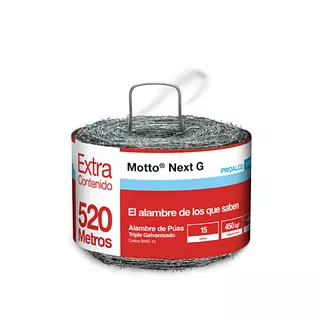Alambre de Púas 15 Motto Next G