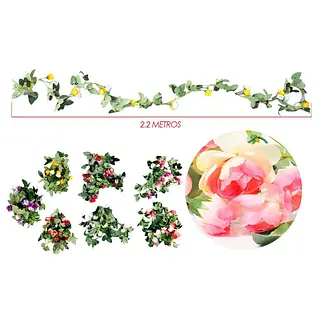 Guirnalda De Flores De 2.2mts