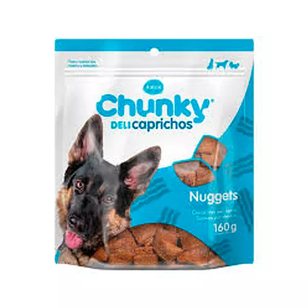 Nuggets Chunky Deli Caprichos Para Perro 160 Gr