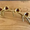 Candelabro Metálico Cacho Venado Para 4 Velas