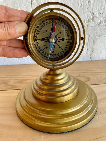 Brújula De Cardán Para Velero - 1940