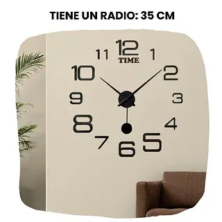 Reloj Adhesivo Para Pared