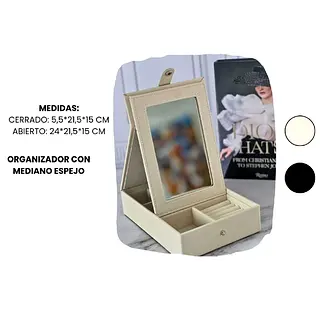 Organizador De Joyas Con Espejo Incluido