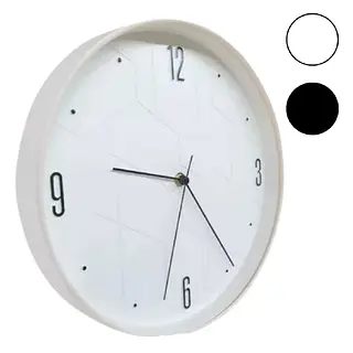Reloj Con Numeros Negros Y Fondo Blanco