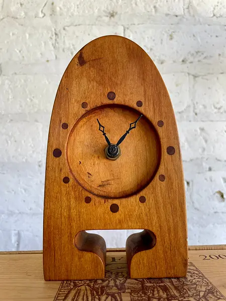 Reloj De Mesa Estilo Art Deco 1960