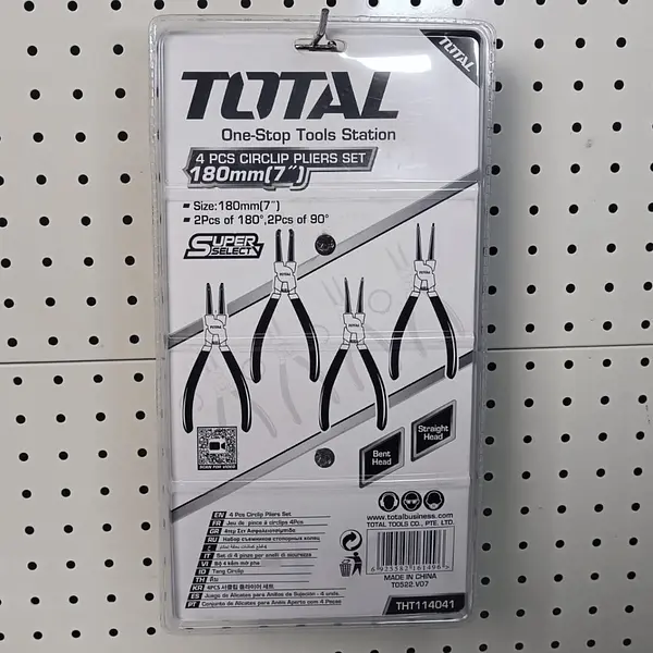 Juego De Pinzas Saca Vinchas 7" - 4pzs Total