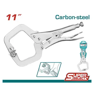 Alicate De Presion 11" Tipo C Sin Caucho Total