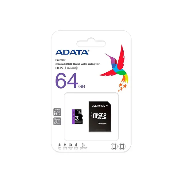 Memoria Micro Sd 64gb Cl 10 Adata