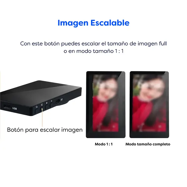 Monitor Selfie Magnético De 4" Para Celulares
