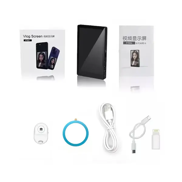 Monitor Selfie Magnético De 4" Para Celulares